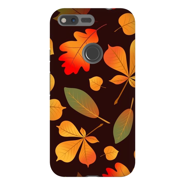 Pixel XL StrongFit Autumn Leaf Pattern Design by ArtsCase