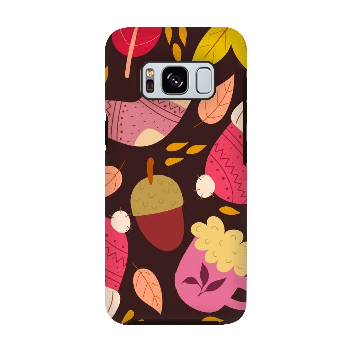 Galaxy S8 StrongFit Autumn Pattern Design III by ArtsCase