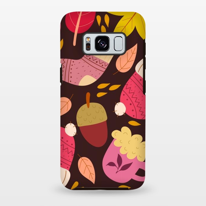 Galaxy S8 plus StrongFit Autumn Pattern Design III by ArtsCase