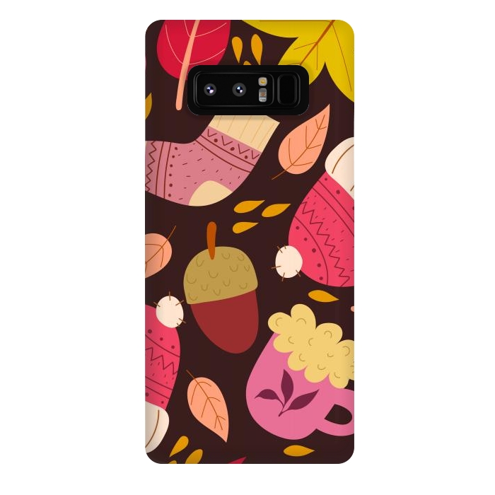 Galaxy Note 8 StrongFit Autumn Pattern Design III by ArtsCase