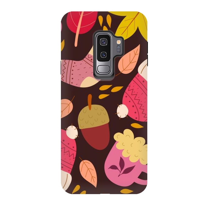 Galaxy S9 plus StrongFit Autumn Pattern Design III by ArtsCase