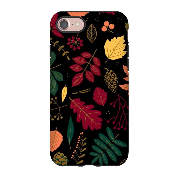 iPhone 7 StrongFit Autumn Pattern With Leaves by ArtsCase