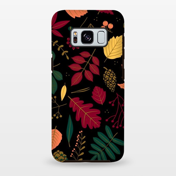 Galaxy S8 plus StrongFit Autumn Pattern With Leaves by ArtsCase