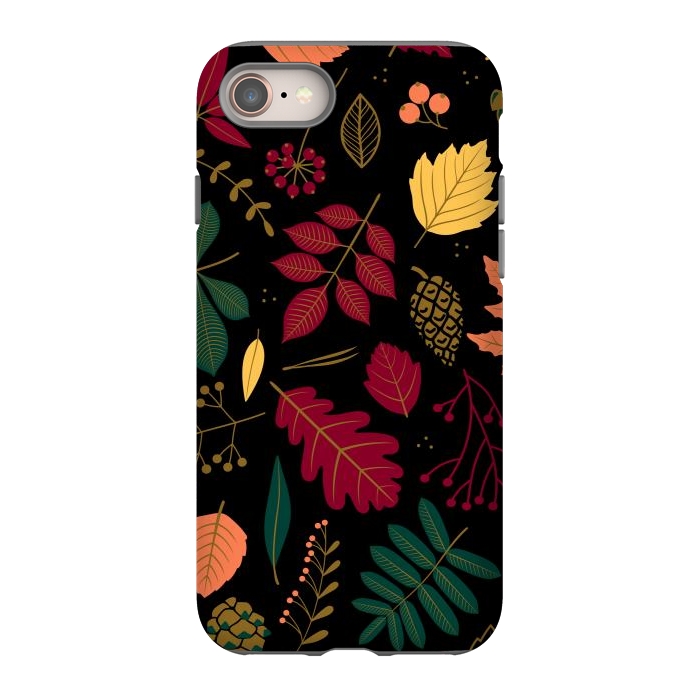 iPhone 8 StrongFit Autumn Pattern With Leaves by ArtsCase
