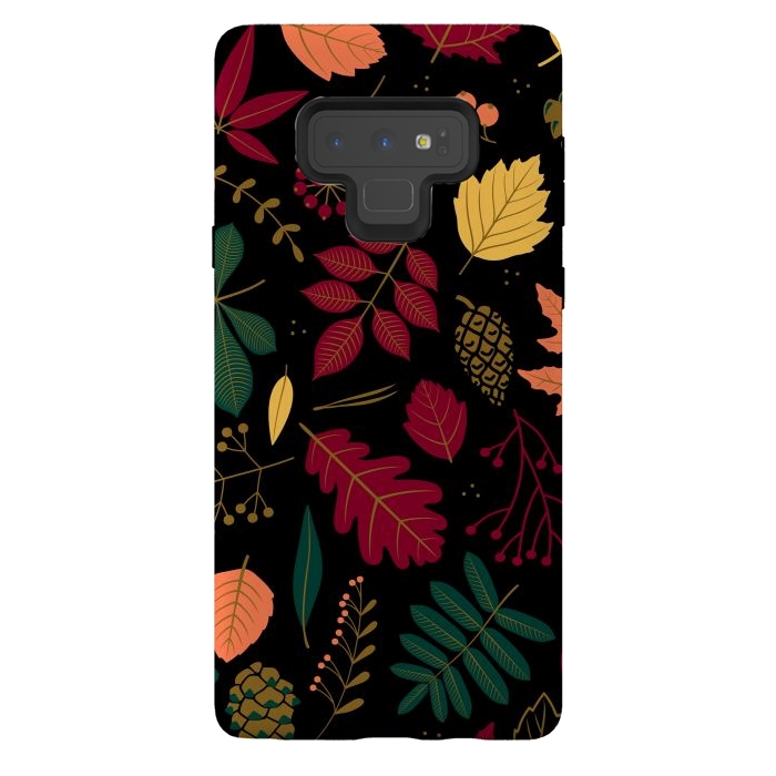 Galaxy Note 9 StrongFit Autumn Pattern With Leaves by ArtsCase