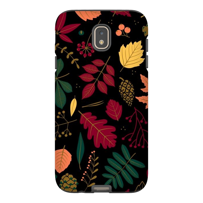Galaxy J7 StrongFit Autumn Pattern With Leaves by ArtsCase