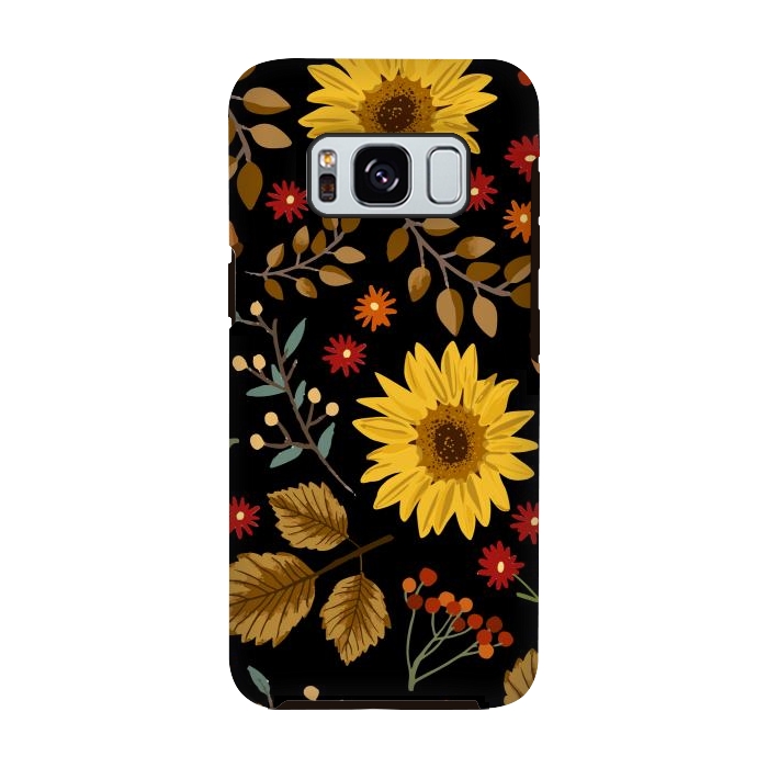 Galaxy S8 StrongFit Autumn Sunflowers II by ArtsCase