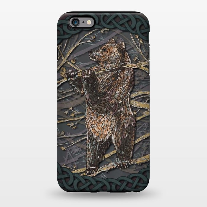 iPhone 6/6s plus StrongFit Bear by Lotti Brown