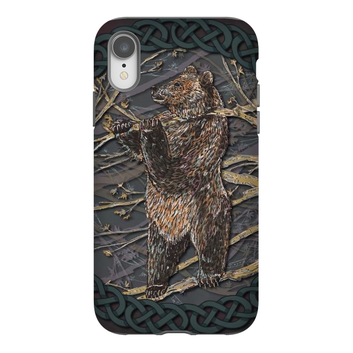 iPhone Xr StrongFit Bear by Lotti Brown