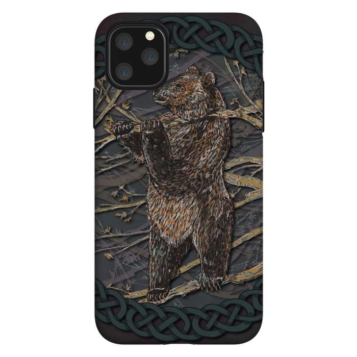 iPhone 11 Pro Max StrongFit Bear by Lotti Brown