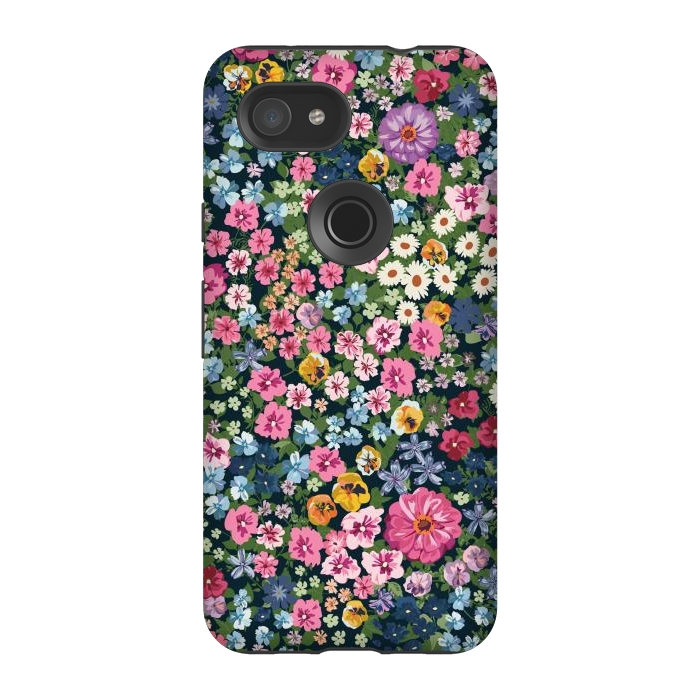 Pixel 3A StrongFit Beatiful and Cute Flowers in Different Colors XI by ArtsCase