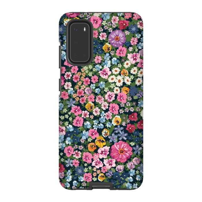 Galaxy S20 StrongFit Beatiful and Cute Flowers in Different Colors XI by ArtsCase
