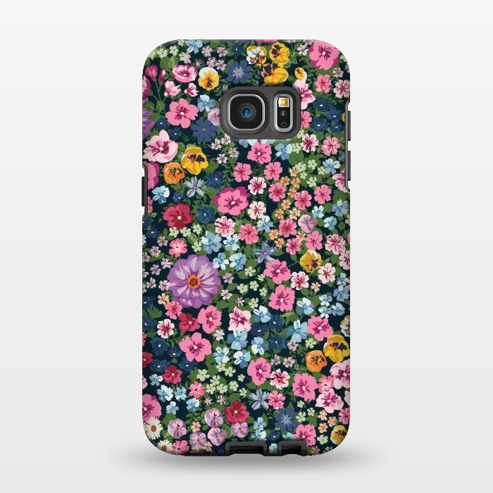 Galaxy S7 EDGE StrongFit Beatiful and Cute Flowers in Different Colors XI by ArtsCase