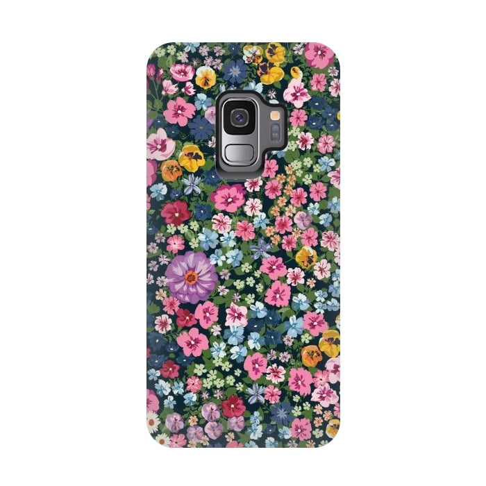 Galaxy S9 StrongFit Beatiful and Cute Flowers in Different Colors XI by ArtsCase