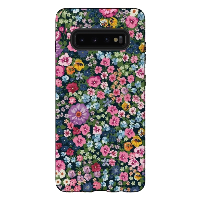 Galaxy S10 plus StrongFit Beatiful and Cute Flowers in Different Colors XI by ArtsCase