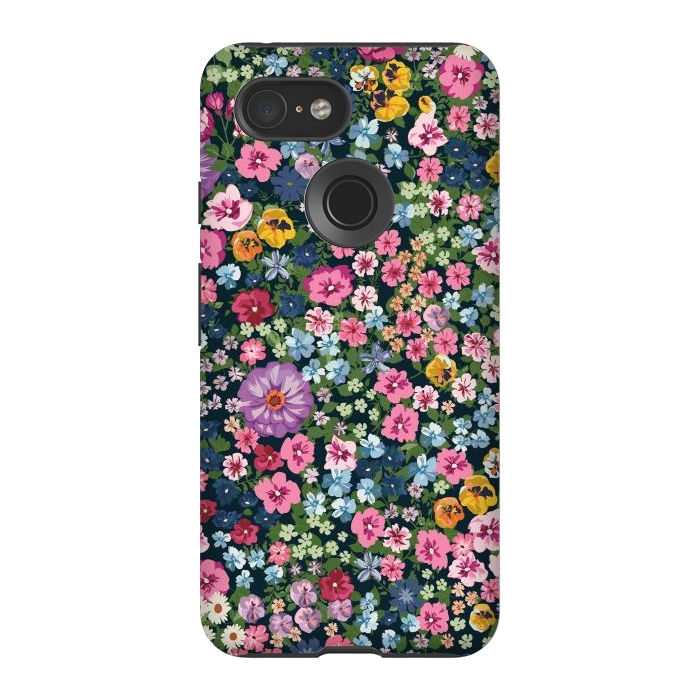 Pixel 3 StrongFit Beatiful and Cute Flowers in Different Colors XI by ArtsCase