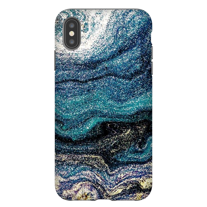 iPhone Xs Max StrongFit Beatigul Art Design Marble Paint by ArtsCase