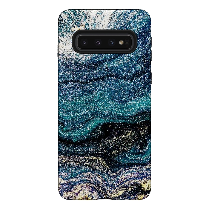 Galaxy S10 StrongFit Beatigul Art Design Marble Paint by ArtsCase