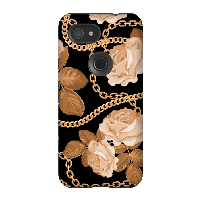 Pixel 3A StrongFit copper floral chains by MALLIKA