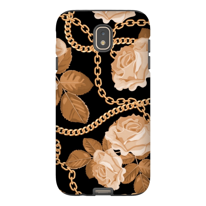 Galaxy J7 StrongFit copper floral chains by MALLIKA