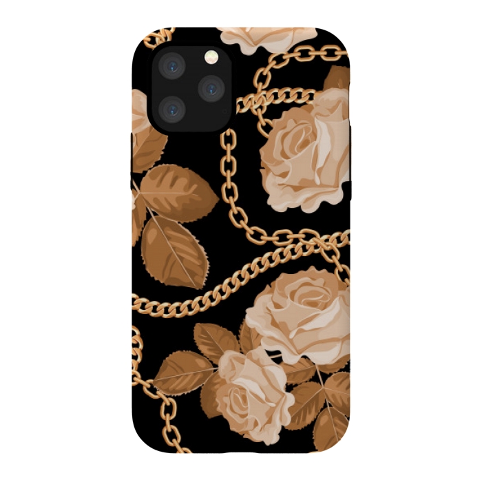 iPhone 11 Pro StrongFit copper floral chains by MALLIKA