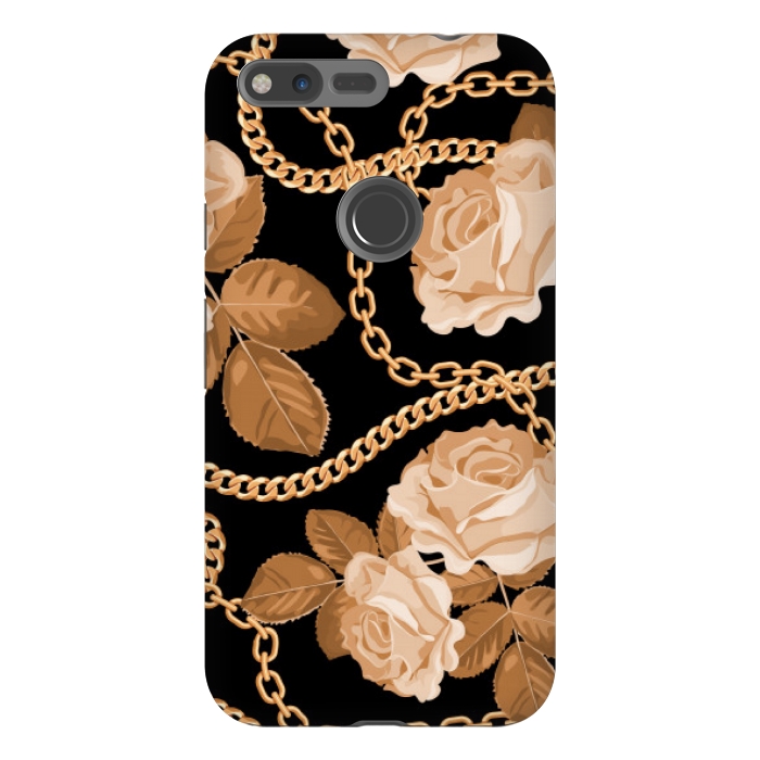 Pixel XL StrongFit copper floral chains by MALLIKA