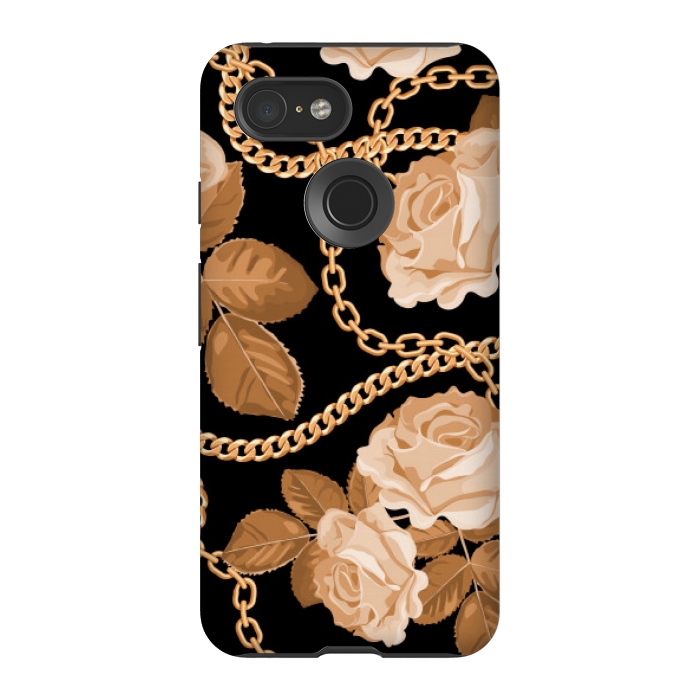 Pixel 3 StrongFit copper floral chains by MALLIKA