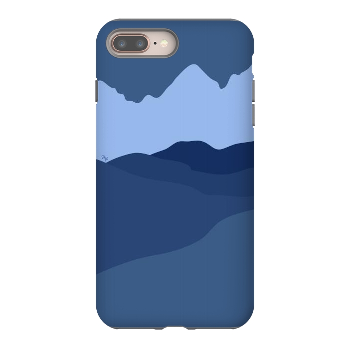 iPhone 7 plus StrongFit Blue Mountains by Martina