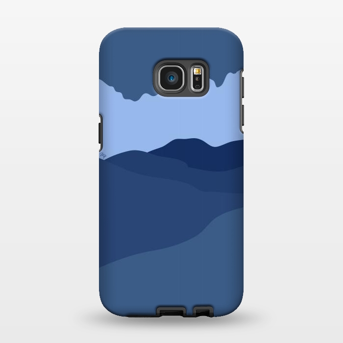 Galaxy S7 EDGE StrongFit Blue Mountains by Martina