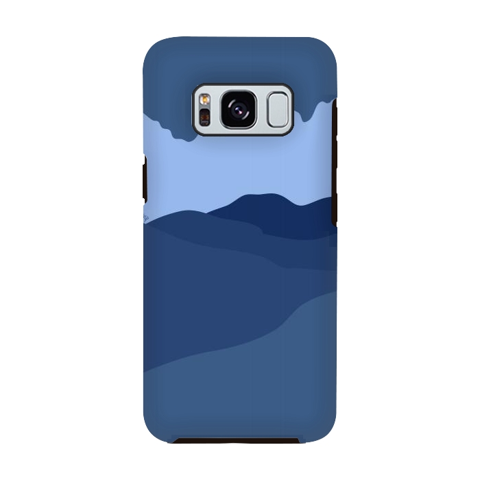 Galaxy S8 StrongFit Blue Mountains by Martina