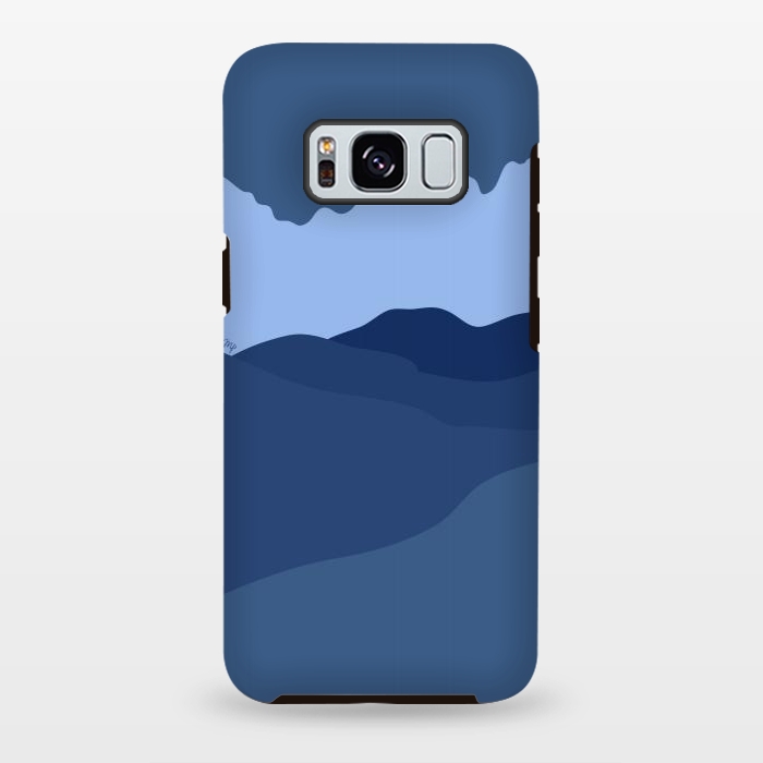 Galaxy S8 plus StrongFit Blue Mountains by Martina
