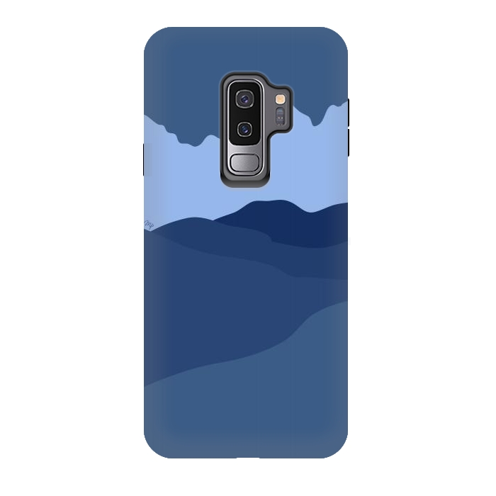 Galaxy S9 plus StrongFit Blue Mountains by Martina