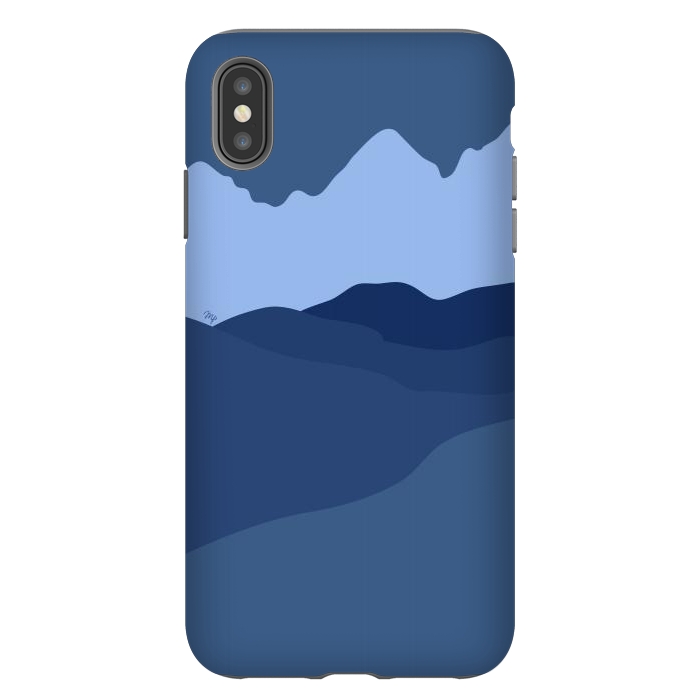 iPhone Xs Max StrongFit Blue Mountains by Martina