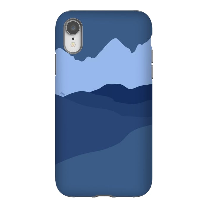 iPhone Xr StrongFit Blue Mountains by Martina