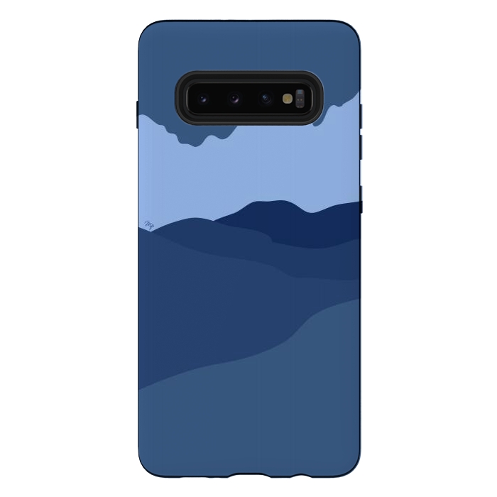 Galaxy S10 plus StrongFit Blue Mountains by Martina