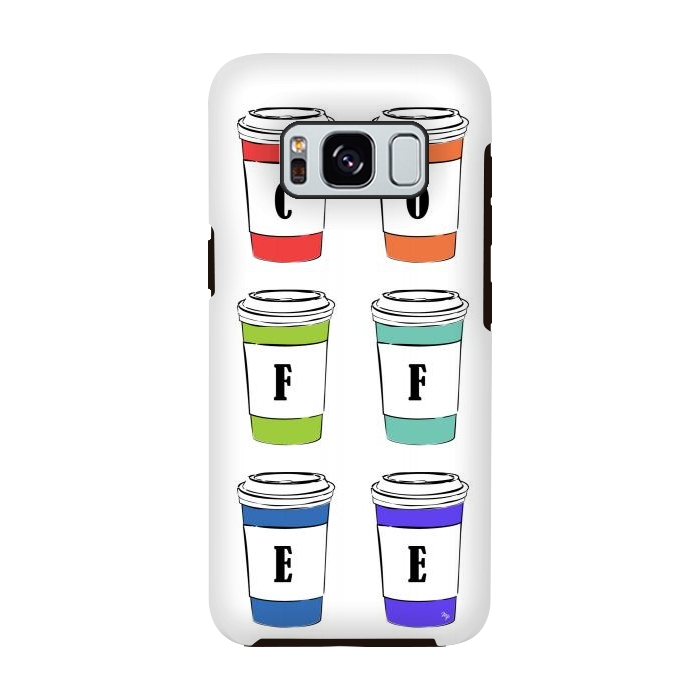 Galaxy S8 StrongFit Coffee Cups by Martina