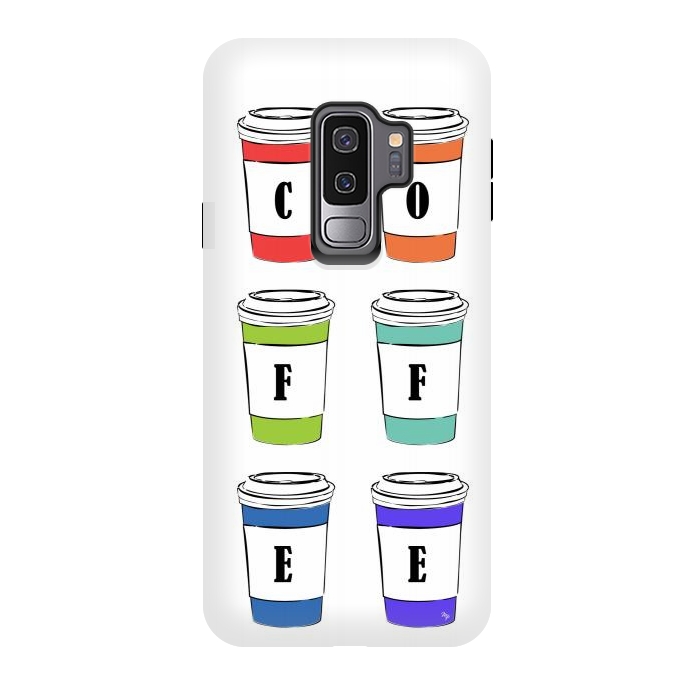 Galaxy S9 plus StrongFit Coffee Cups by Martina