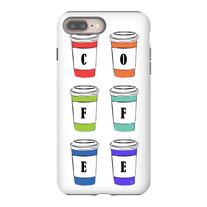 iPhone 8 plus StrongFit Coffee Cups by Martina
