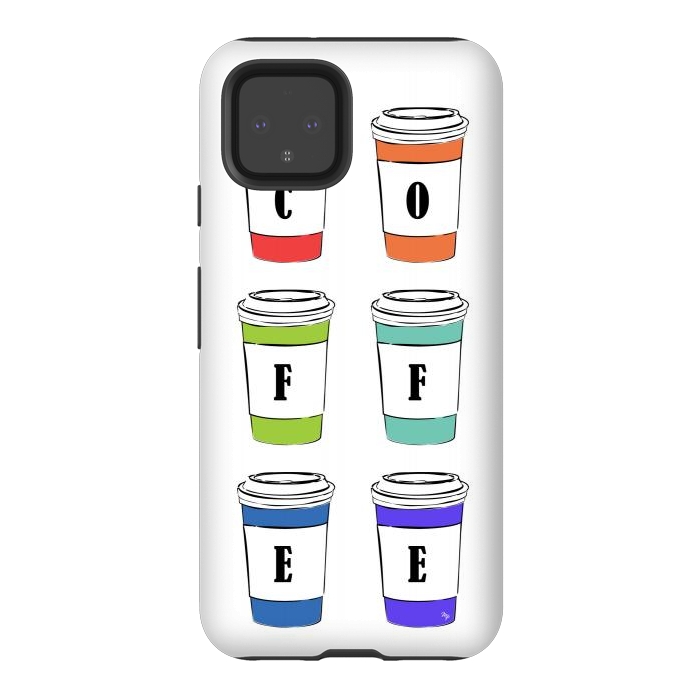 Pixel 4 StrongFit Coffee Cups by Martina