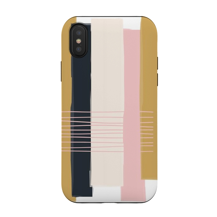 iPhone Xs / X StrongFit Golden Fields by Martina