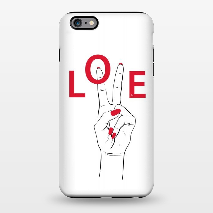 iPhone 6/6s plus StrongFit Love Hand by Martina