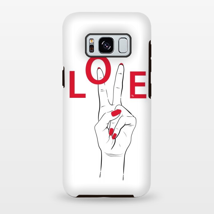 Galaxy S8 plus StrongFit Love Hand by Martina