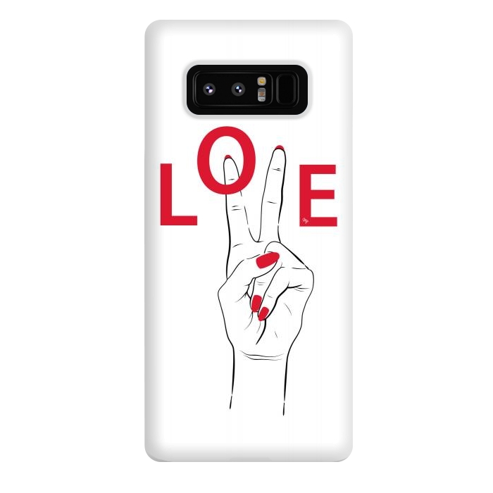 Galaxy Note 8 StrongFit Love Hand by Martina
