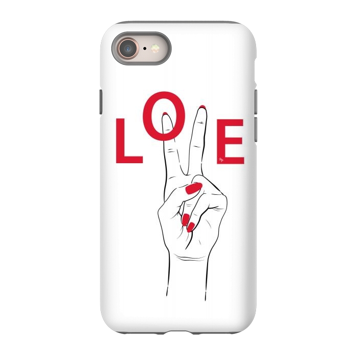 iPhone SE StrongFit Love Hand by Martina