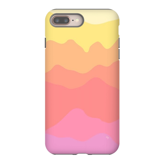 iPhone 7 plus StrongFit Joyful Mountains by Martina