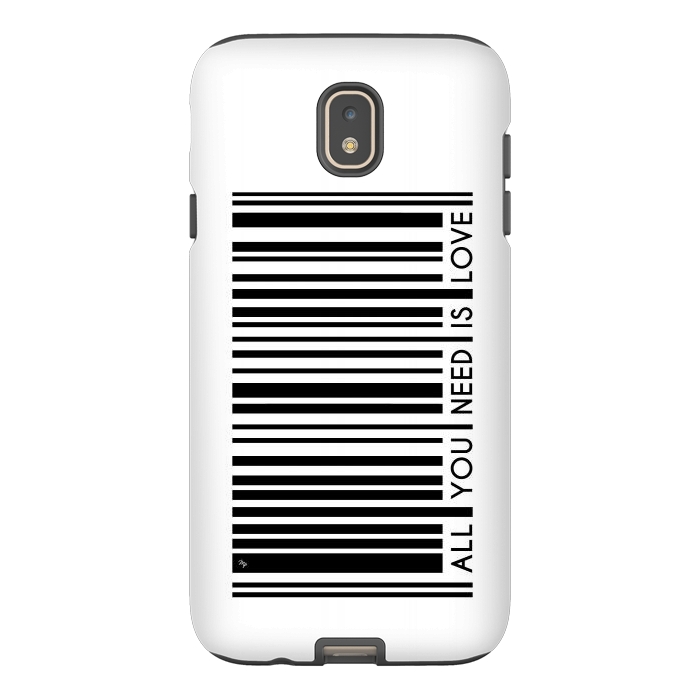 Galaxy J7 StrongFit All you need is Love Bar Code by Martina