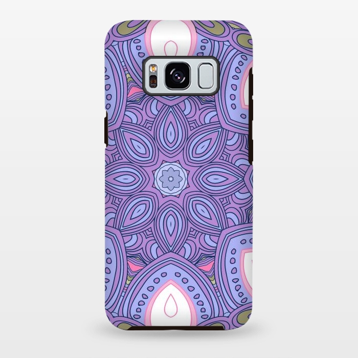 Galaxy S8 plus StrongFit Blue and White Colors by ArtsCase