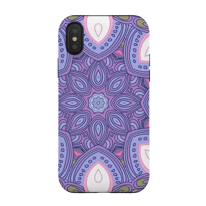 iPhone Xs / X StrongFit Blue and White Colors by ArtsCase