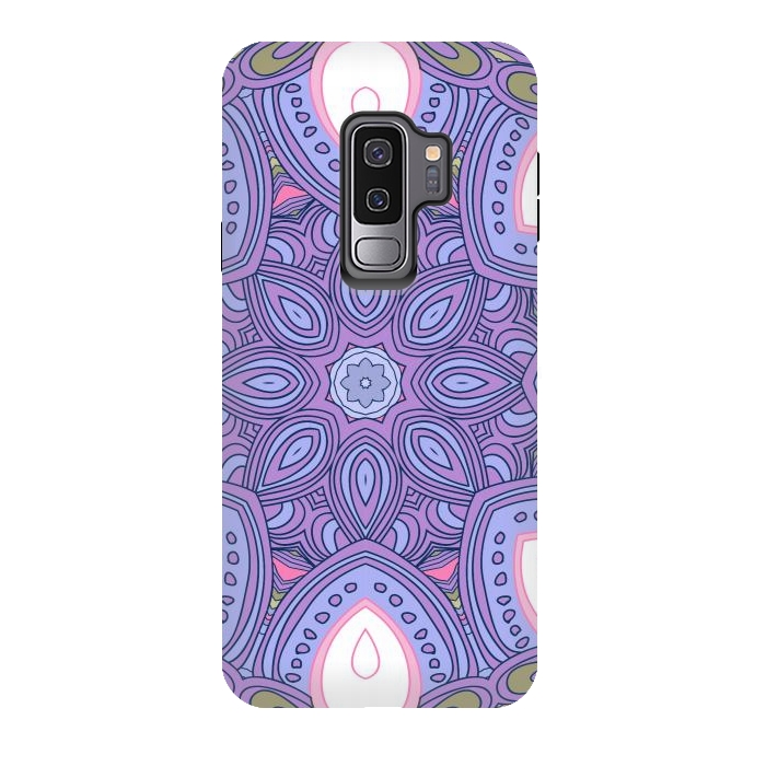 Galaxy S9 plus StrongFit Blue and White Colors by ArtsCase