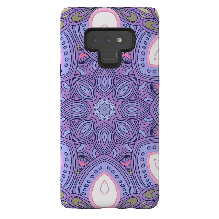Galaxy Note 9 StrongFit Blue and White Colors by ArtsCase